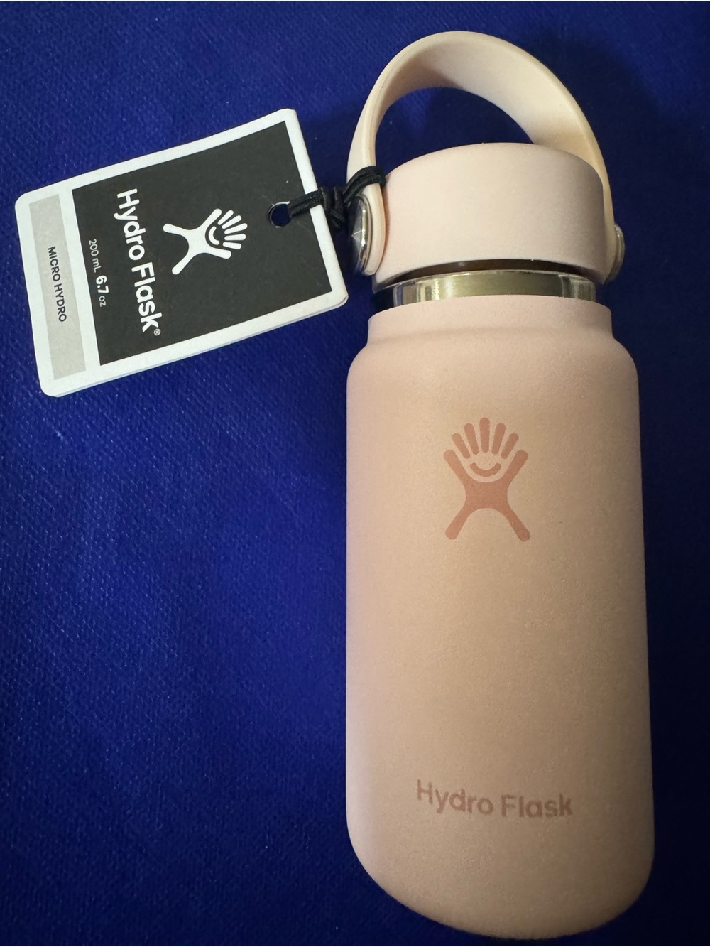 Hydro Flask Soft Pink Micro Hydro Bottle with Carry Loop — NWT